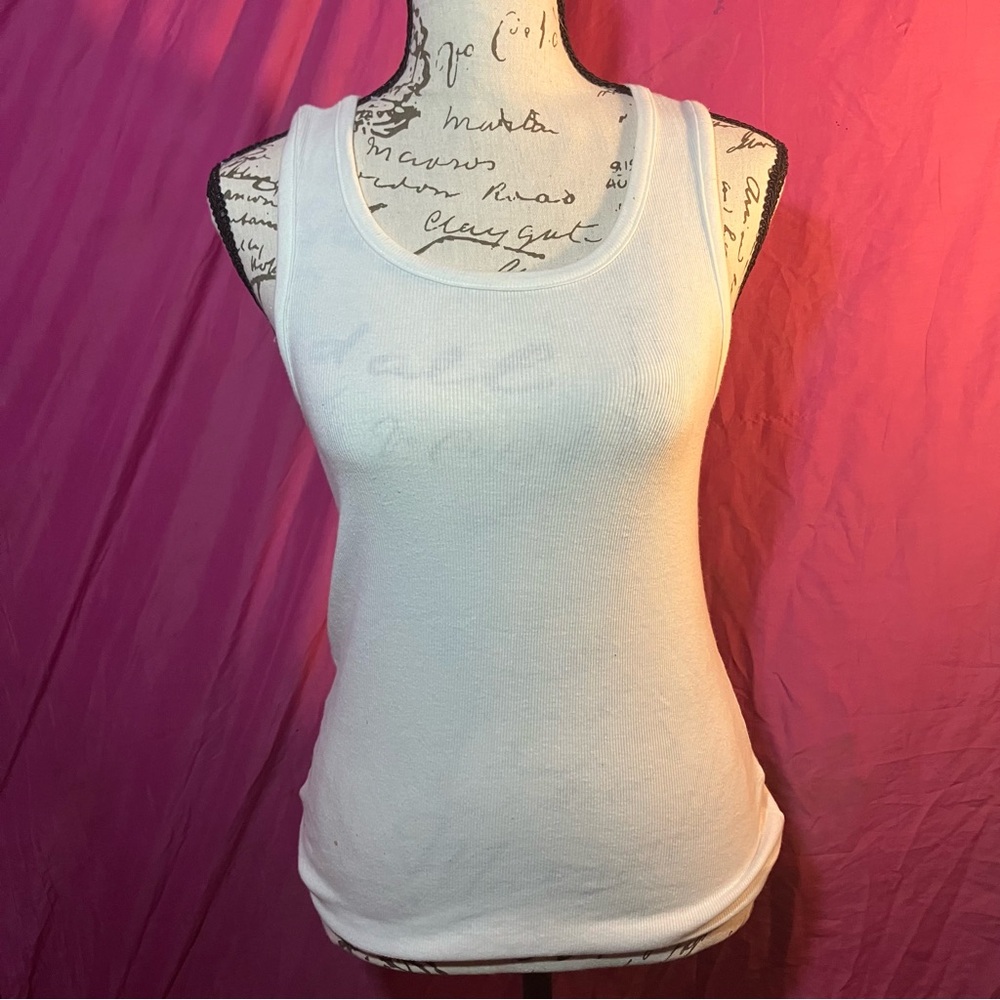 Wonder Nation Classic White Tank Top